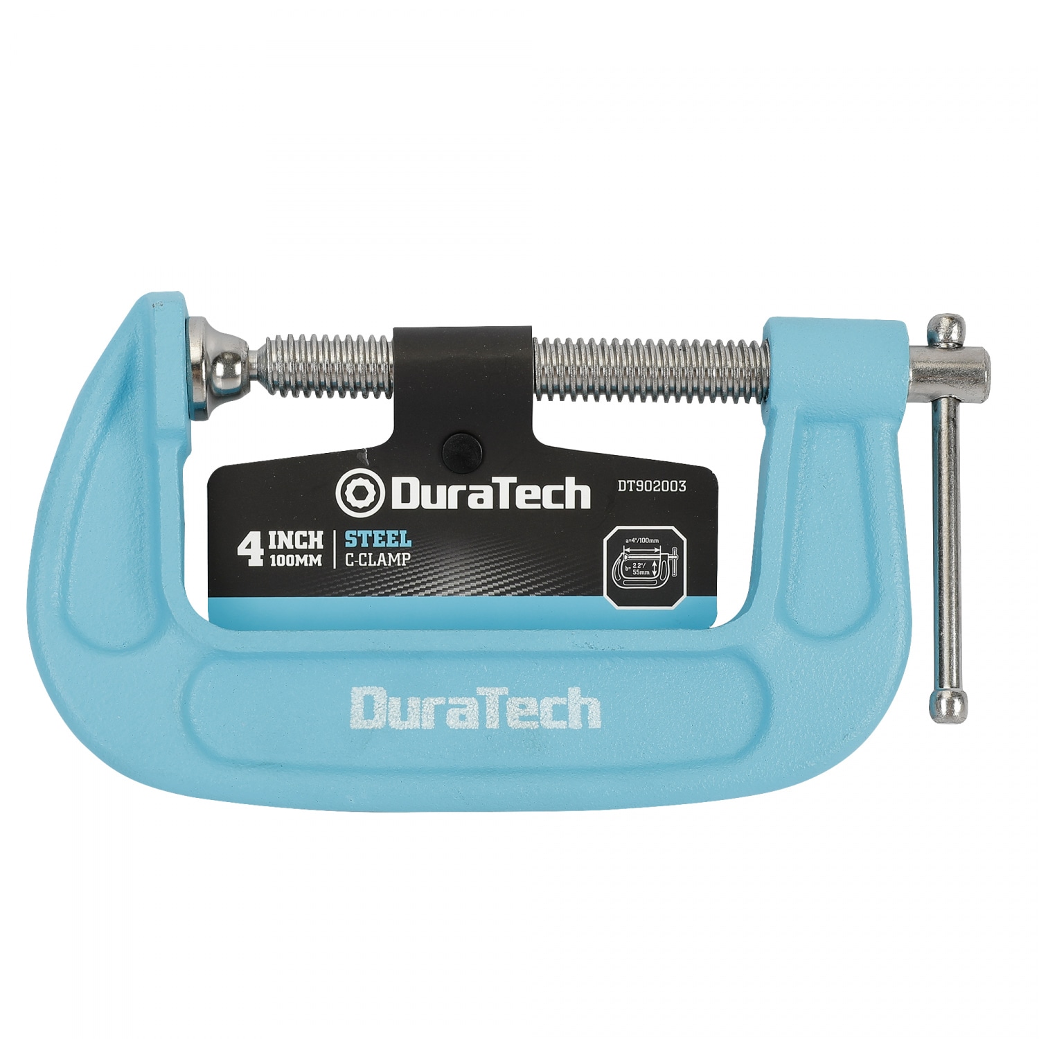 Duratech แคลมป์จับชิ้นงานตัวซี ขนาด 4 นิ้ว รุ่น DT902003