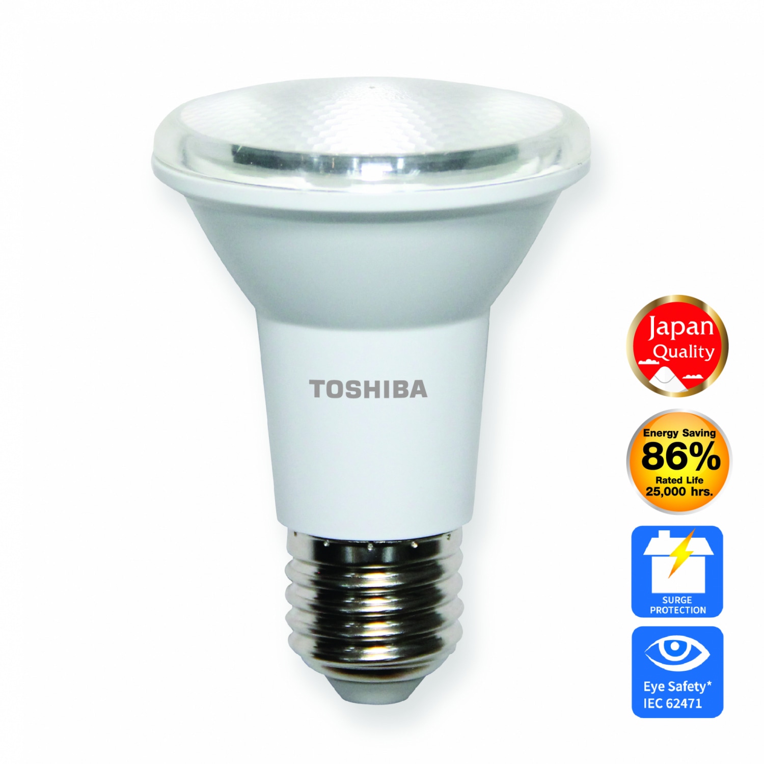 TOSHIBA หลอดไฟ PAR20 LED E27 แสงเดย์ไลท์