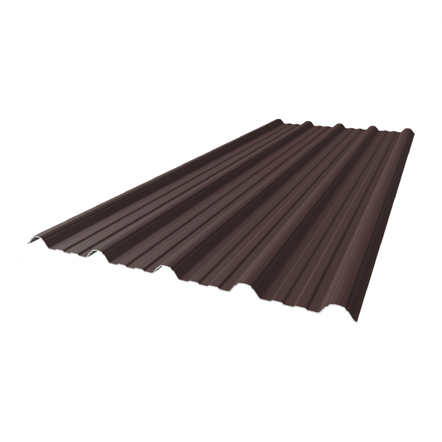 VG แผ่นหลังคา วินเทอร์ รูฟ พลัส (83.6cmx2.6cmx600cm) สีน้ำตาล 6เมตร