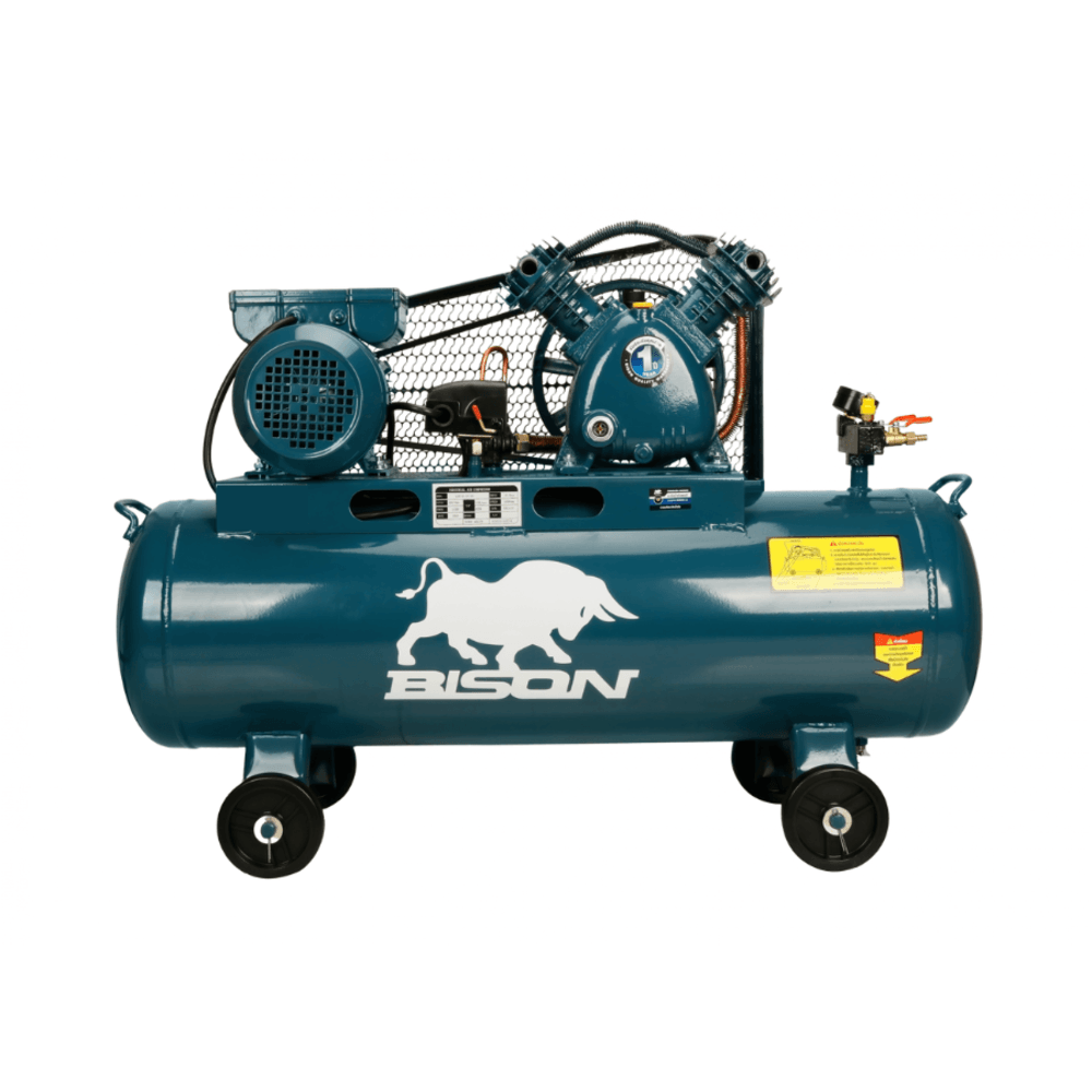 BISON ปั๊มลมสายพาน 1.0 HP ขนาด 36ลิตร รุ่น  LAZ-0.036/10-36L (750วัตต์)