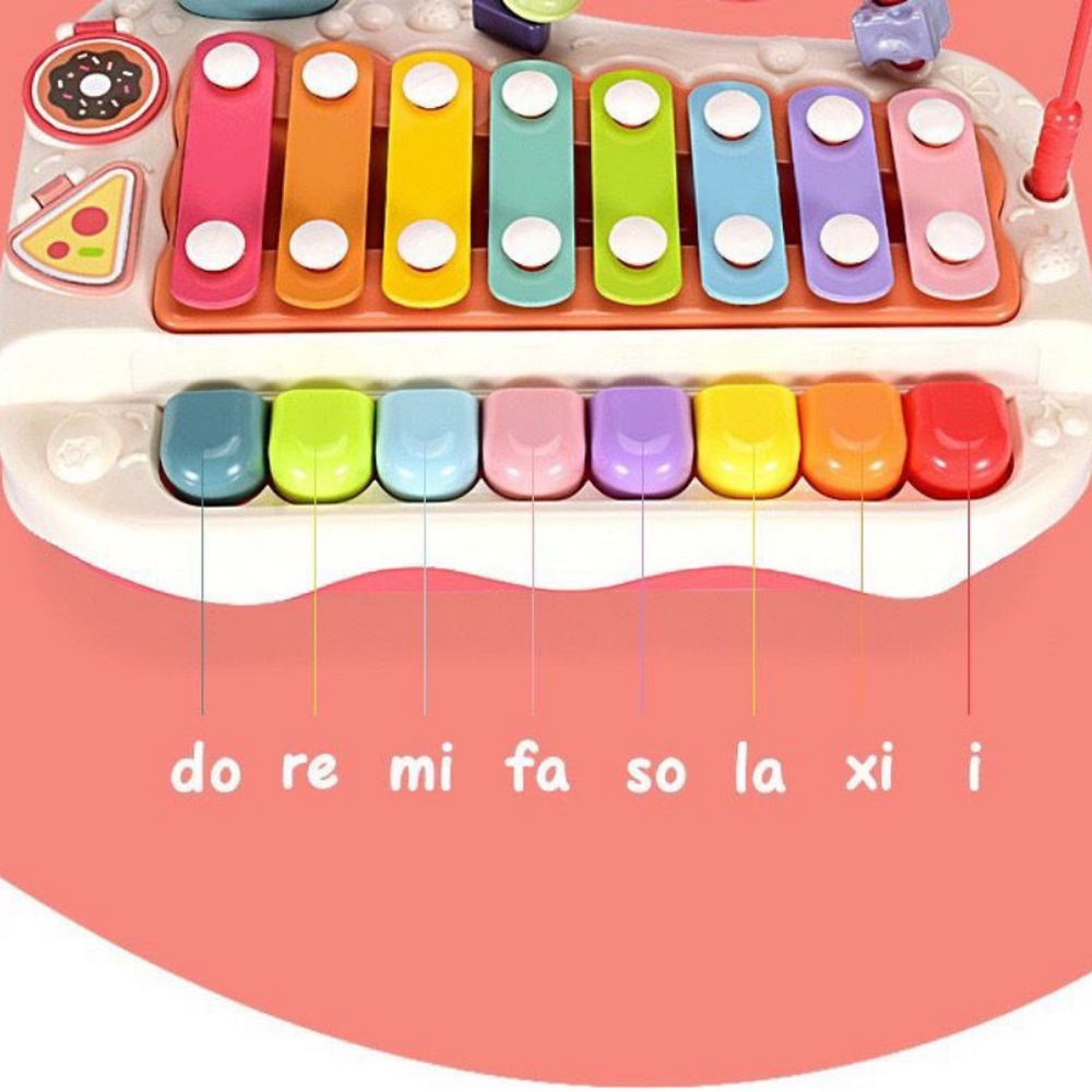 TOYS ของเล่นไซโลโฟนทรงเค้ก รุ่น 2499002 ขนาด 27x13x17 ซม. คละสี