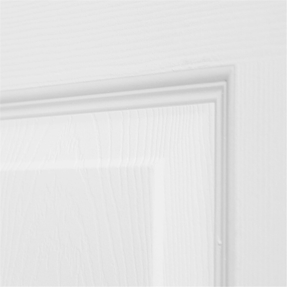 HOLZTUR ประตู HDF บานทึบ 6ฟัก  HDF-006  90x200ซม. สีขาวลายไม้