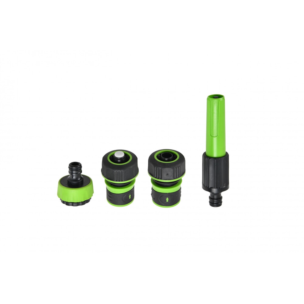 Tree O ชุดหัวฉีดพลาสติกแบบบิดปรับ2รูปแบบ สำหรับก๊อกสนาม3/4“-1” รุ่นGLB-8211-0 สีเขียวดำ