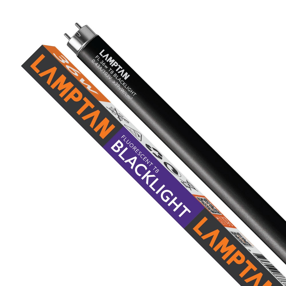LAMPTAN หลอดนีออนตรง Blacklight Blue T8 36W