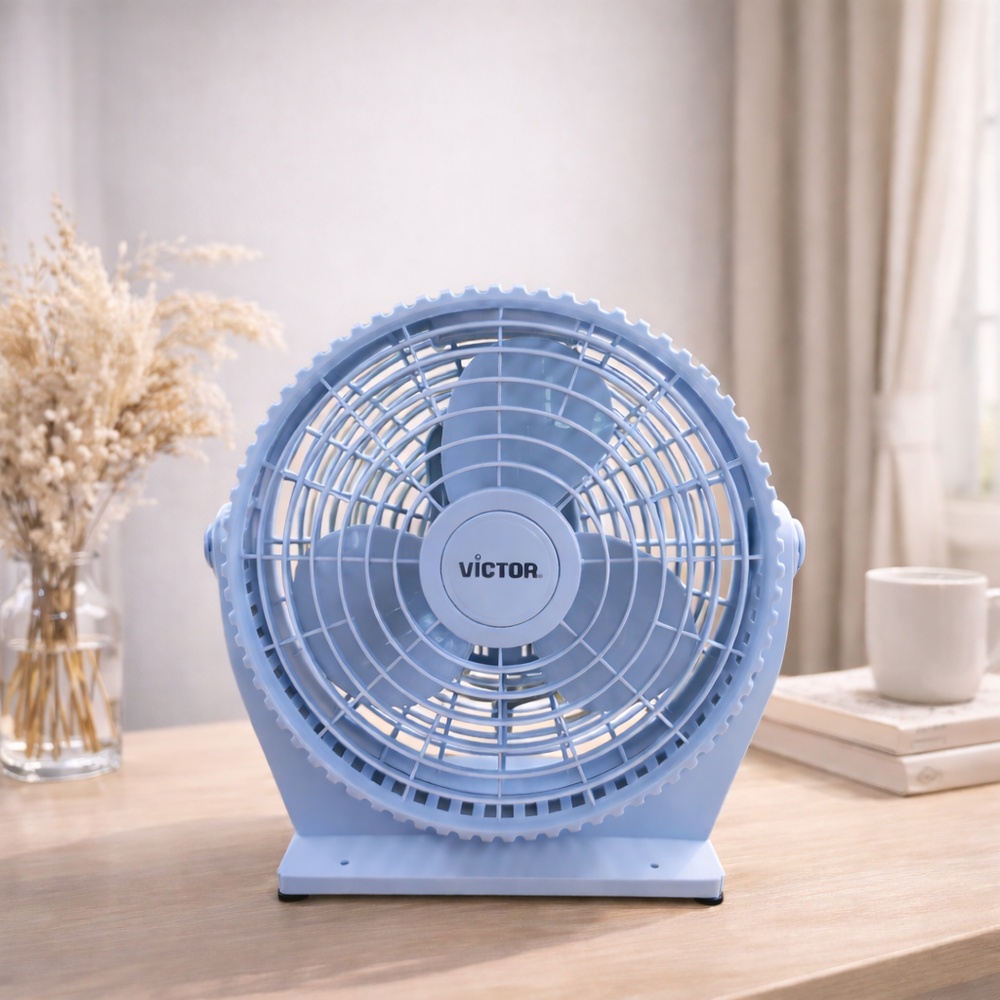 VICTOR พัดลมแฟนซี ขนาด 10 นิ้ว รุ่น BX-211 สีฟ้า