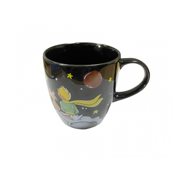 AILO แก้วเซรามิค 9.5 ซม. 400 มล. MOOMIN สีดำ