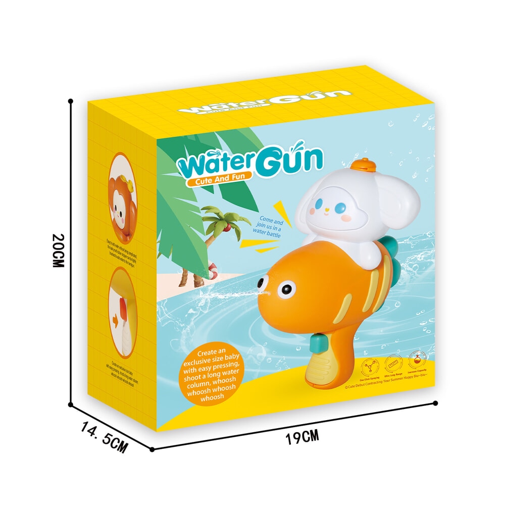 TOYS ของเล่นปืนฉีดน้ำไฟฟ้าตัวการ์ตูนน่ารัก รุ่น 777-46C ขนาด19x14.5x20ซม.