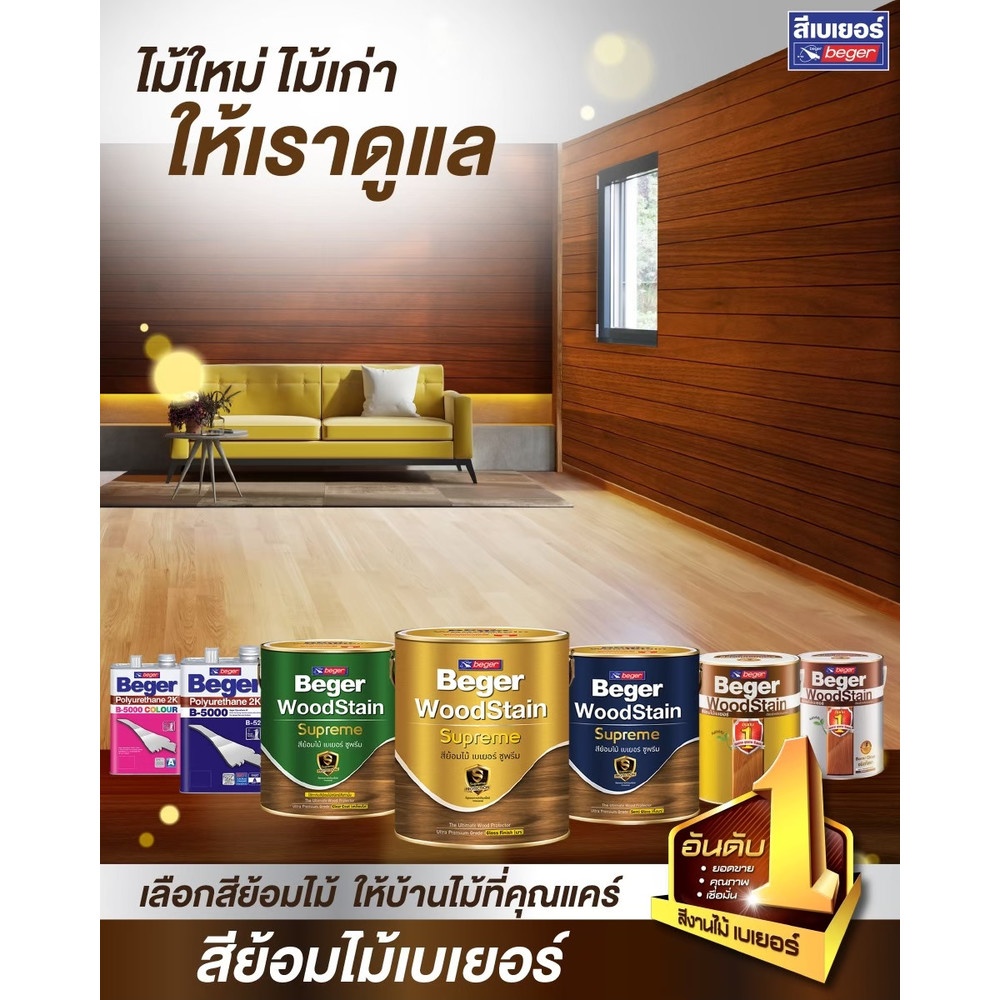 Beger น้ำยารักษาเนื้อไม้ วูด พรีเซอร์เวทีฟ B-6900 1กล.