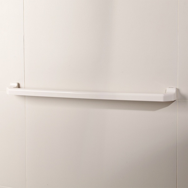 Primo ราวพาดผ้าพลาสติก รุ่น B013L-BE ขนาดยาว 60 ซม. สีขาว
