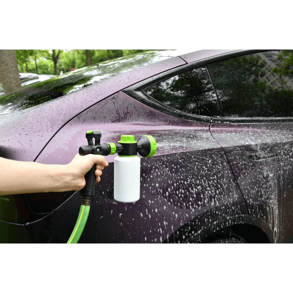 Tree O Plus ปืนฉีดน้ำสำหรับล้างรถปรับ5รูปแบบ รุ่นGLB-623129-0 สีเขียวดำ