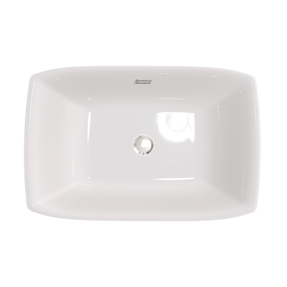 American Standard อ่างล้างหน้าวางบนเคาน์เตอร์ก๊อกบนอ่าง รุ่น milano WP-F650-WT