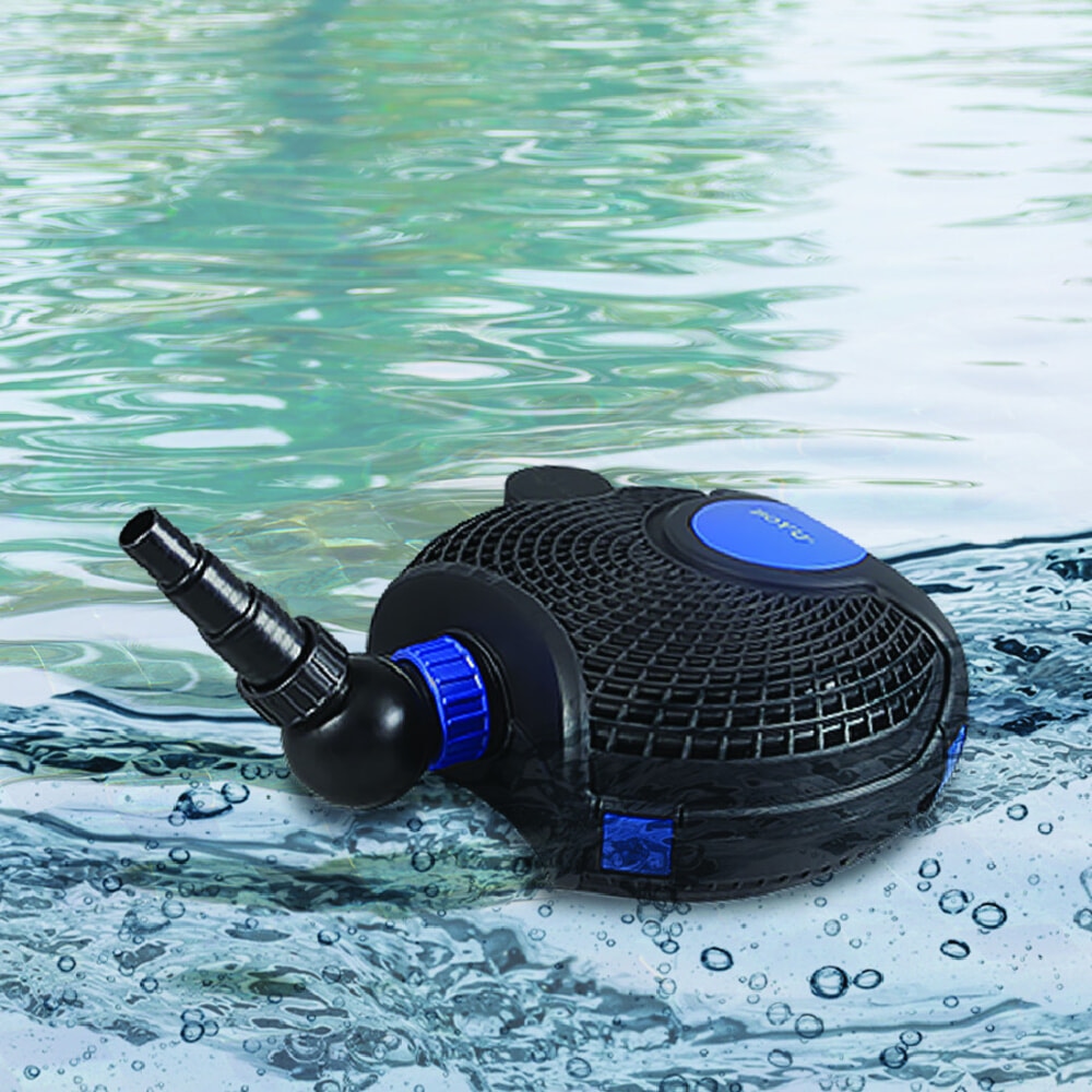BOYU ปั๊มน้ำบ่อปลา รุ่นSPM-A13000E ขนาด110W Qmax13000L/H Hmax5.5เมตร สีดำน้ำเงิน