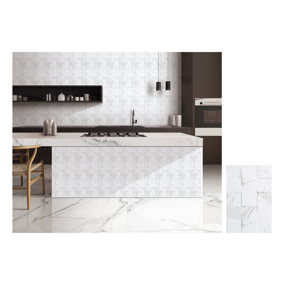 Marbella กระเบื้องเซรามิคปูผนัง 20X30 ซม. รุ่น แพนดอร่า TSJX21100 Gloss (25P)