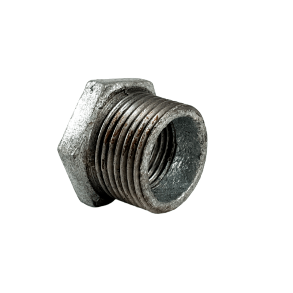 VAVO ข้อต่อลดเหลี่ยมเหล็ก 3/4"x1/2"