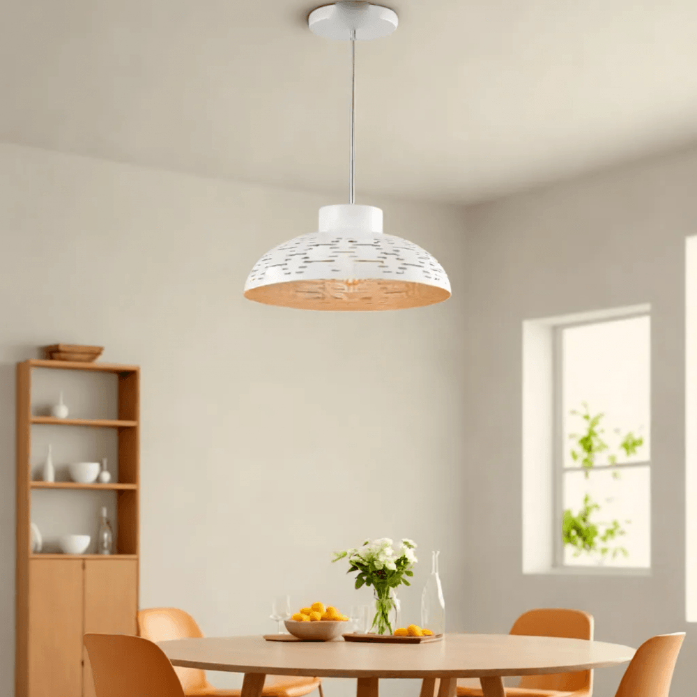 EILON โคมไฟแขวนเพดาน ขั้วE27 รุ่น CDD2023-807 สีขาว