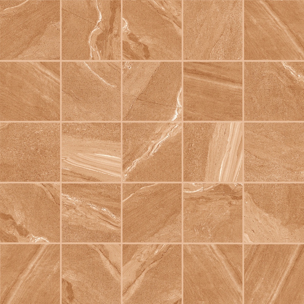 Marbella กระเบื้องเซรามิคปูพื้น 40X40 ซม. รุ่น Stone brown ZY-Z03 Matt Flat (12P)