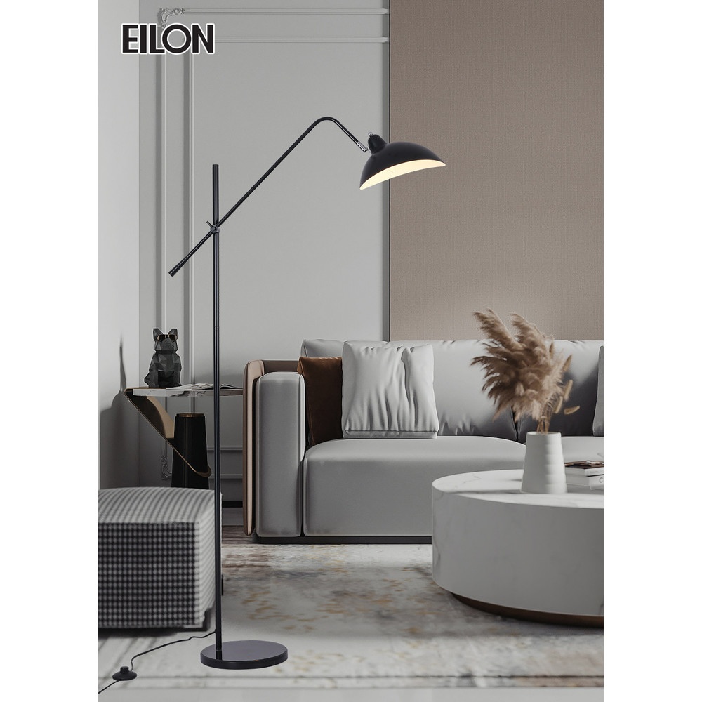 EILON โคมไฟตั้งพื้นโมเดิร์น รุ่น Zali S3028F สีดำ