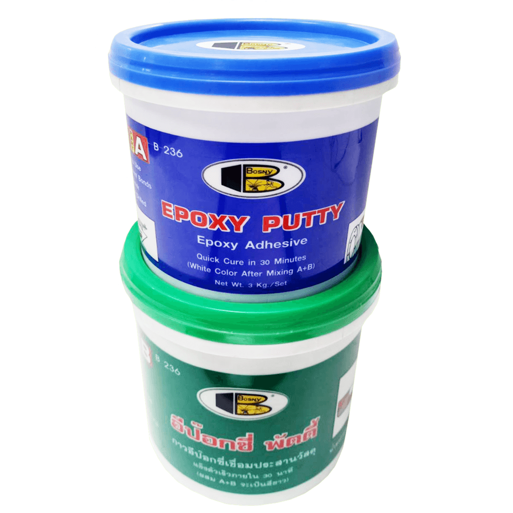BOSNY กาวอีป๊อกซี่พัตตี้ B236 3 กก.สีขาว