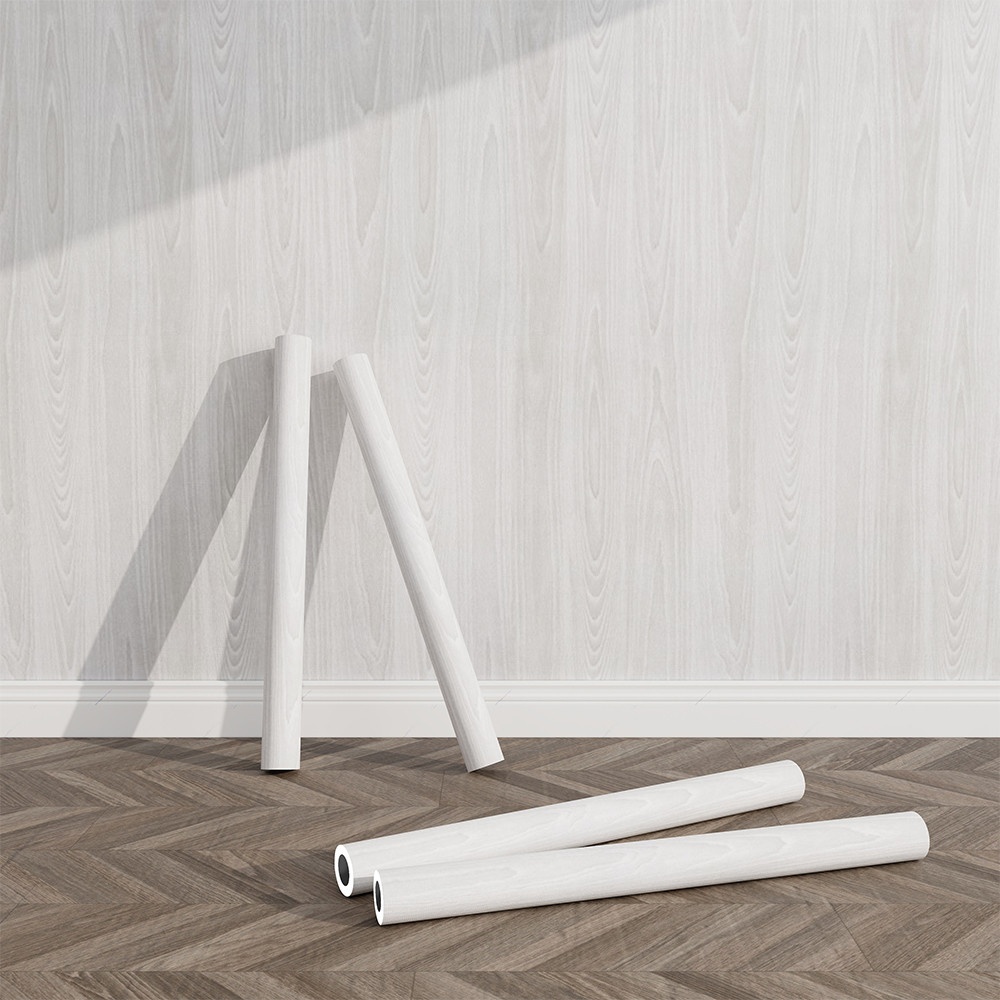 TAPIO วอลเปเปอร์แบบมีกาว ลายไม้ รุ่นGRAINA-02 ขนาด 45x1000 ซม. สีเทา