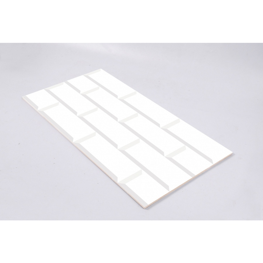 Marbella กระเบื้องเซรามิคปูผนัง 25X40 ซม. รุ่น บริค-ไวท์ SRE2509 (N) Gloss (15P)