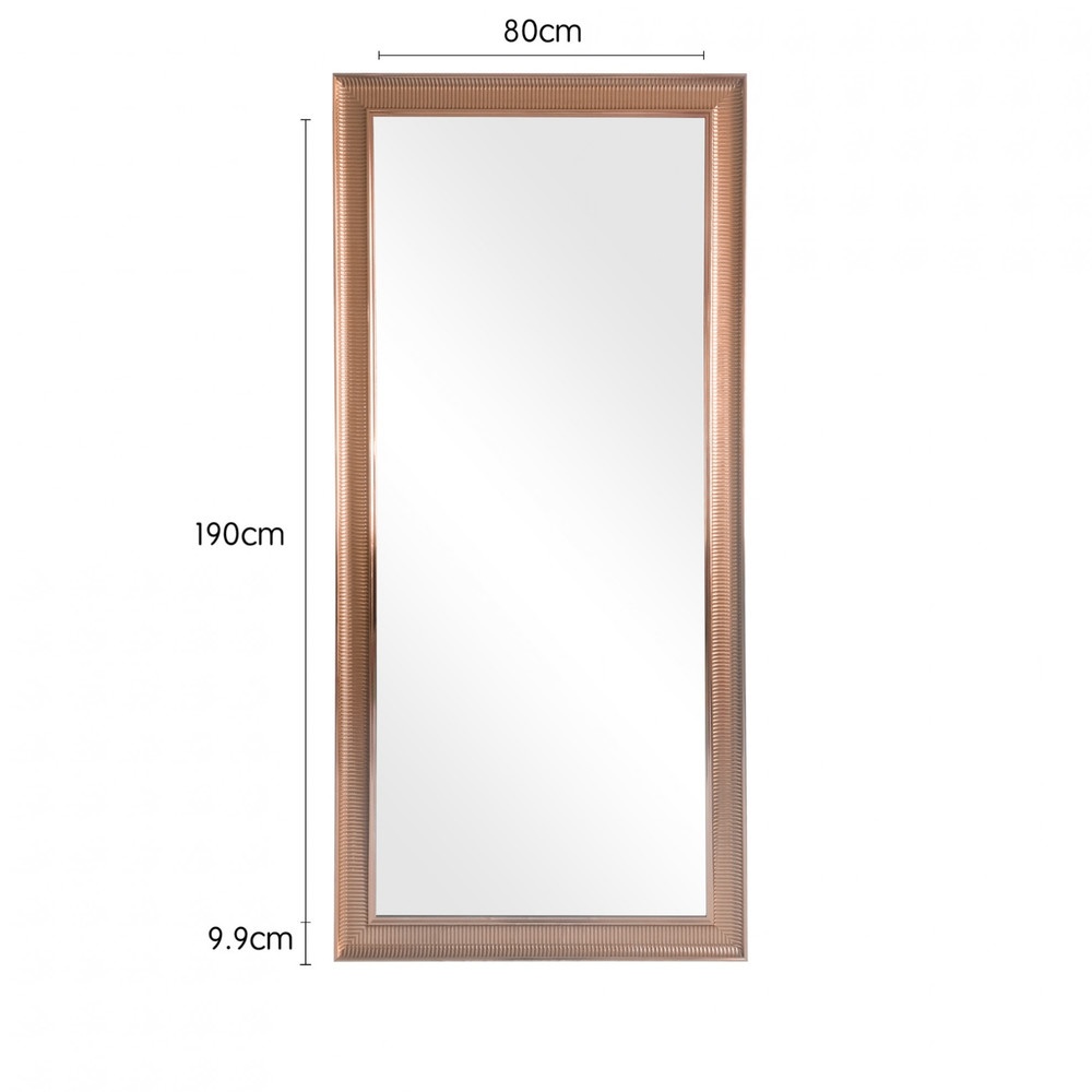 Nice กระจกมีกรอบ (PS) รุ่น เฮเลน่า-โกลว ขนาด 80x190 ซม. สีทอง