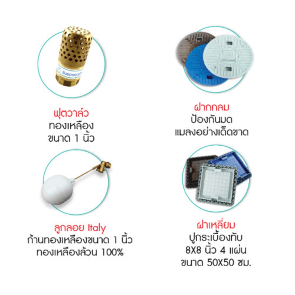WAVE ถังเก็บน้ำใต้ดิน 2500L รุ่นWUT