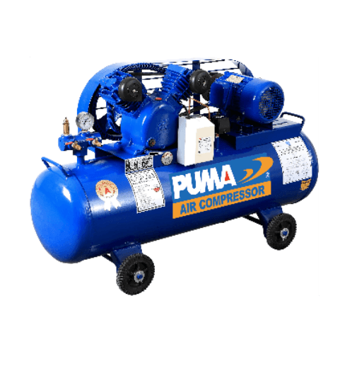 PUMA ปั๊มลมสายพานพร้อมมอเตอร์ 3 HP ขนาด 260 ลิตร รุ่น PP23P-WM