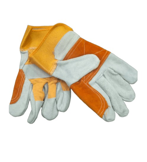 Protx ถุงมือหนัง  รุ่น JR-WG012 ขนาด 10.5 นิ้ว สีน้ำตาล-เหลือง