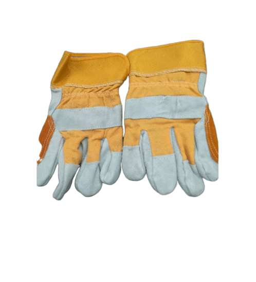 Protx ถุงมือหนัง  รุ่น JR-WG012 ขนาด 10.5 นิ้ว สีน้ำตาล-เหลือง