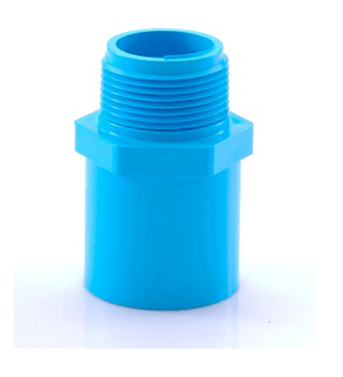 SCG ข้อต่อตรงเกลียวนอก หนา 3/4"(20) ชั้น 13.5 สีฟ้า