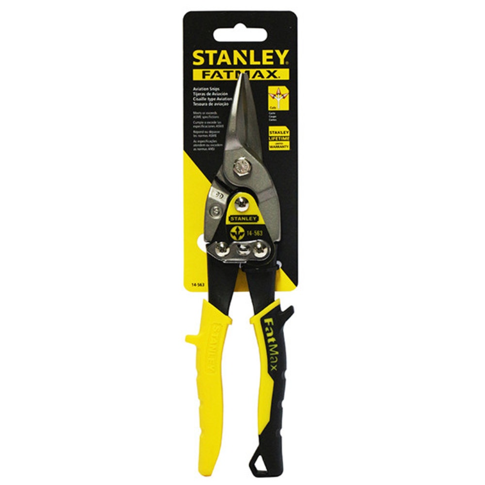 STANLEY กรรไกรตัดเหล็กแผ่น(ตัดตรง) รุ่น 14-563 10นิ้ว
