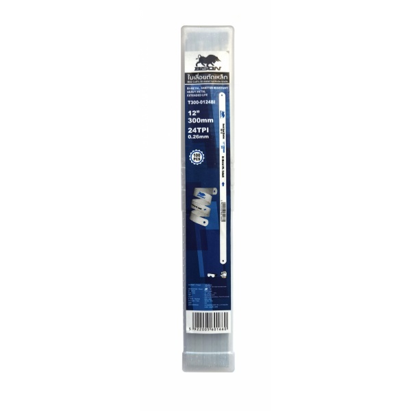 BISON ใบเลื่อยตัดเหล็ก 24T(30cm) B-metal(M42) รุ่น T300-0124BI