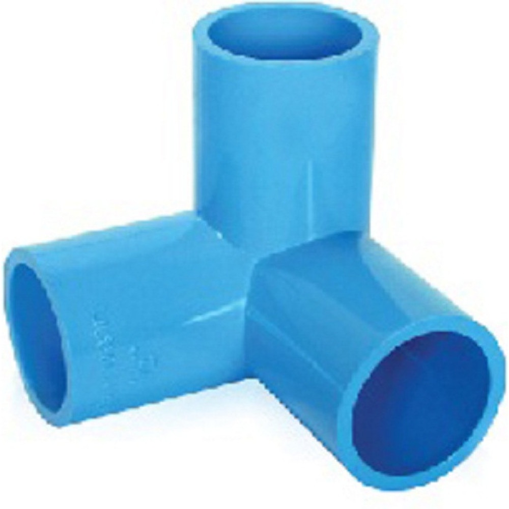 NUMBER ONE สามทางตั้งฉาก หนา 1/2"(18) ชั้น 13.5 (แพ็ค 10) สีฟ้า