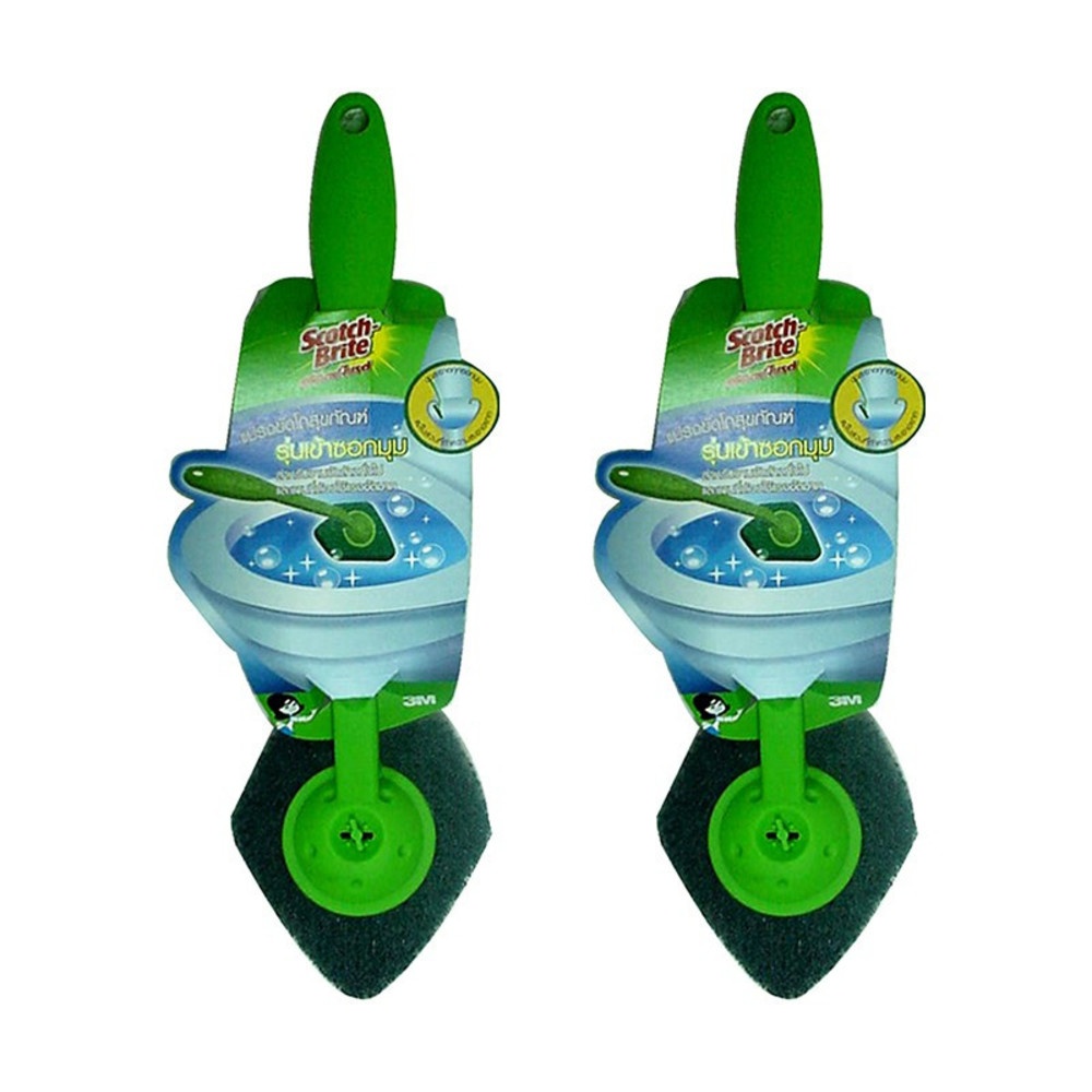 Scotch-Brite แปรงใยขัดโถสุขภัณฑ์ เข้าซอกมุม 4.17x41x10.5 ซม. รุ่น XN002018267