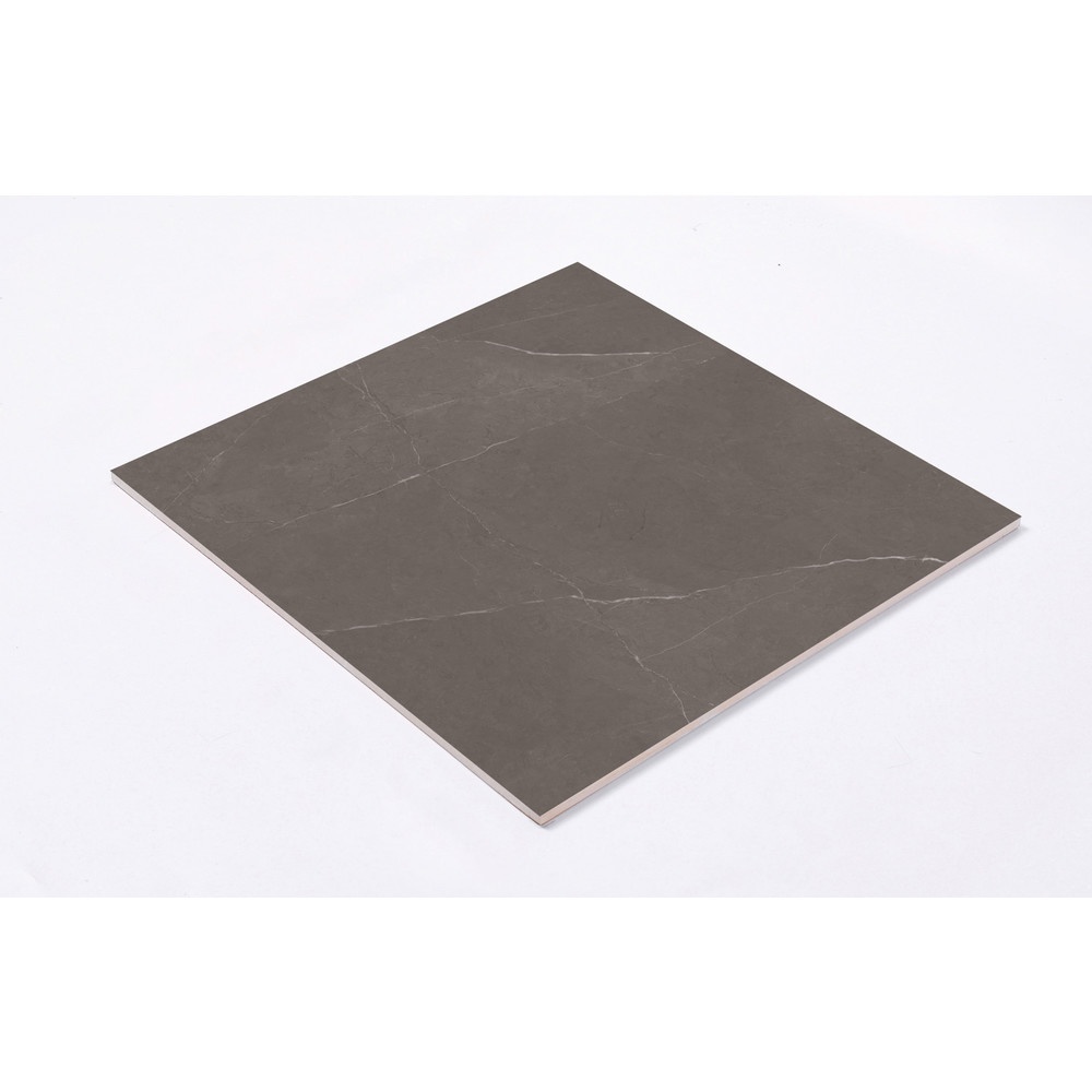 Marbella กระเบื้องพอร์ซเลนปูพื้น 60x60 ซม. รุ่น คาราร่า เทา แมท RS612B ผิวหยาบ random (4P)