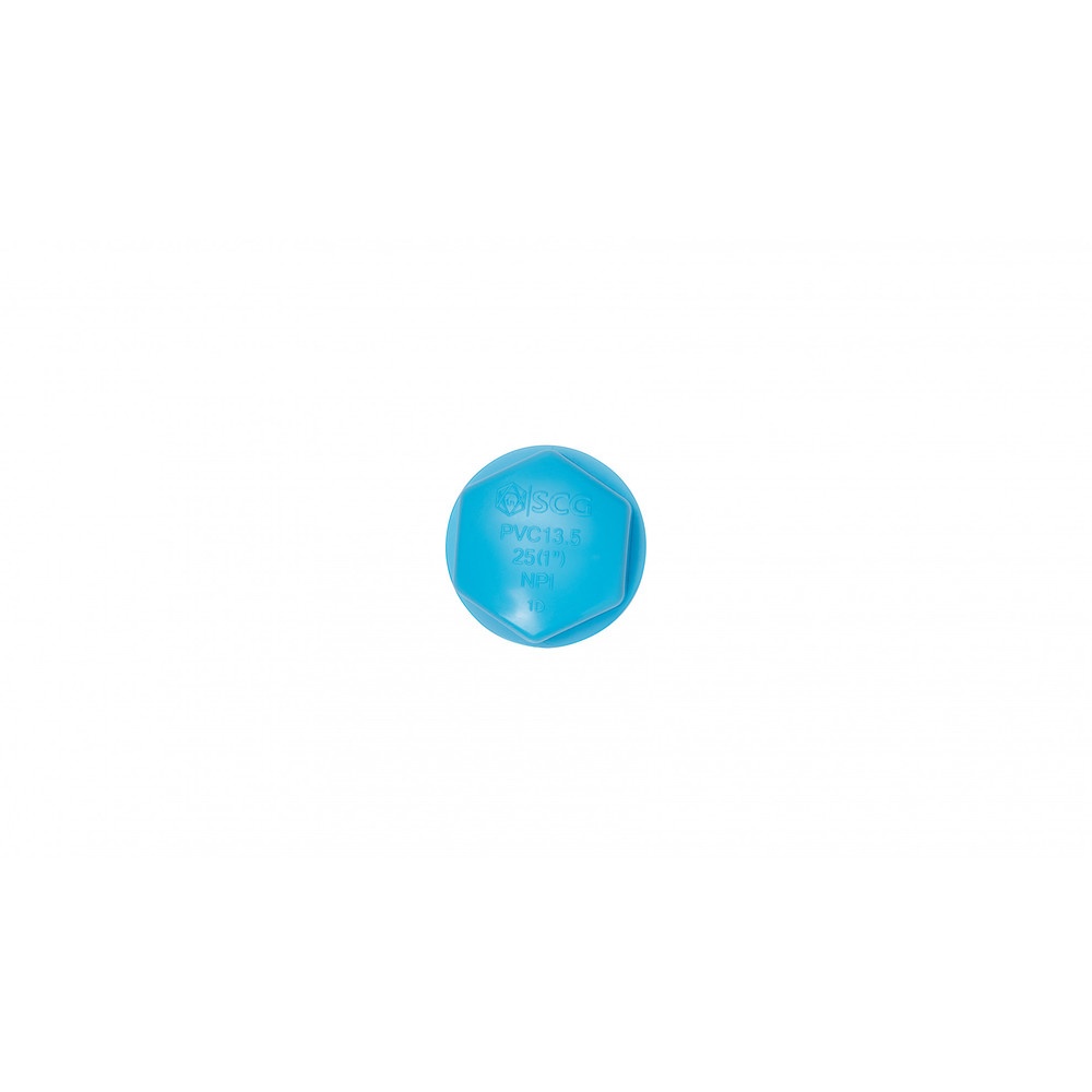 SCG ฝาครอบเกลียวใน หนา 2"(55) ชั้น 13.5 สีฟ้า