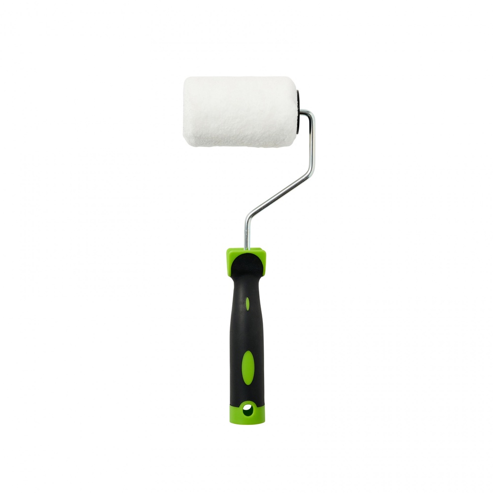 PRO Renovator ลูกกลิ้งทาสีพร้อมด้าม 4นิ้ว (ขนยาว12มม.) รุ่น GBH-RSPR-4 สีขาว