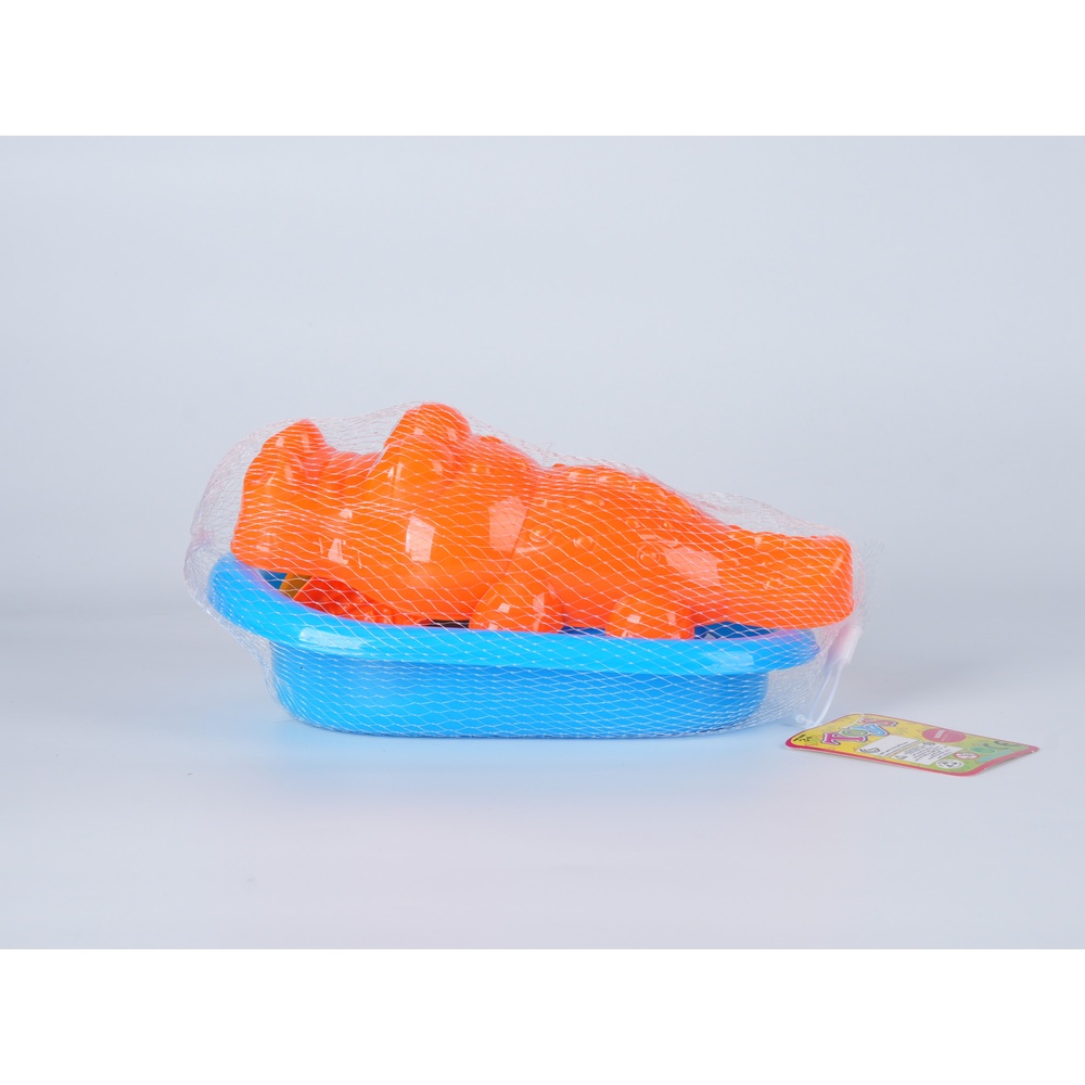 TOYS ของเล่นชุดรถเรือชายหาดและอุปกรณ์ 6 ชิ้น รุ่น 805-252A ขนาด 27x16x12 ซม. คละสี