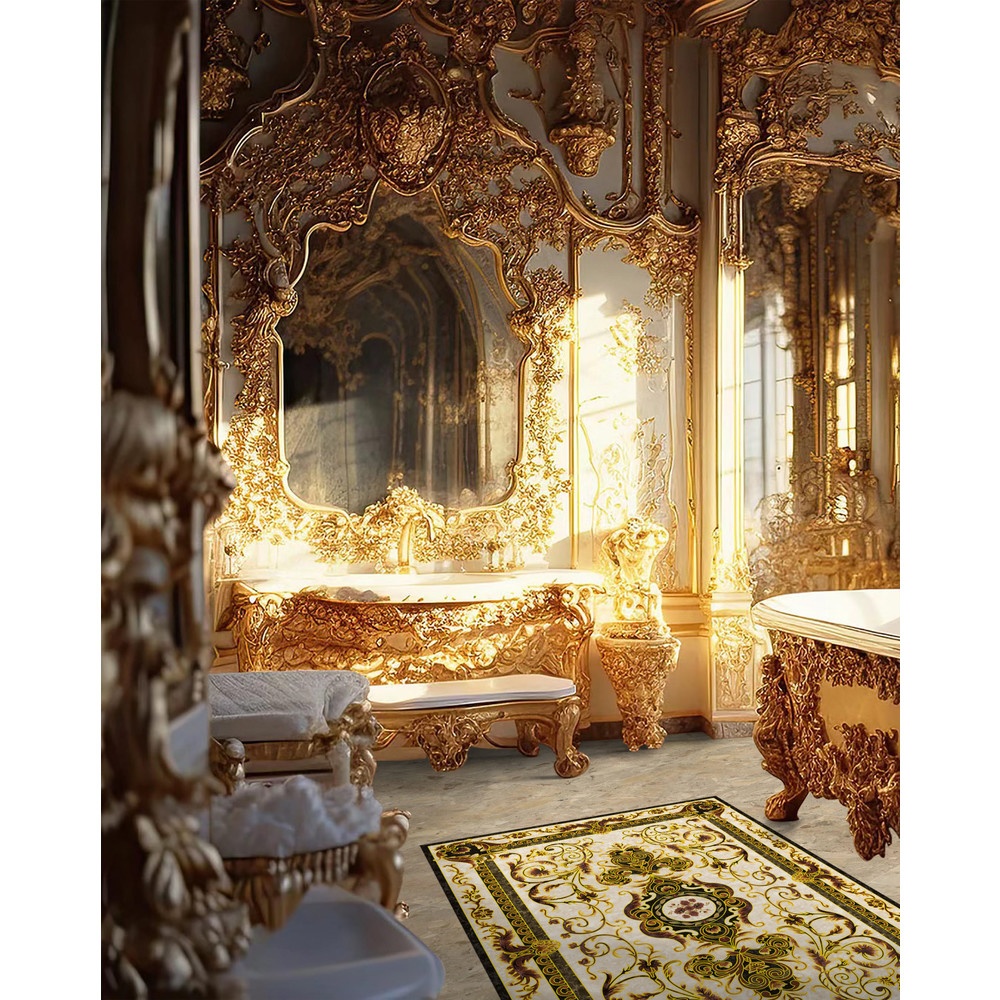 Marbella กระเบื้องภาพชุด 120x180 ซม SGD121805A ทิลวาลา (6P/Set) (1/2) A