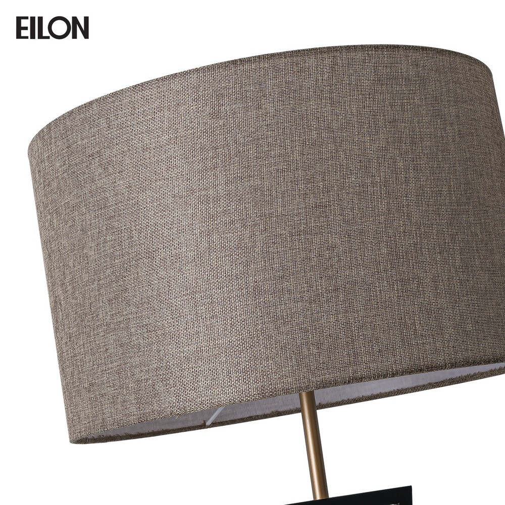 EILON โคมไฟตั้งพื้นโมเดิร์น รุ่น fluffy S3030F สีทอง-ดำ