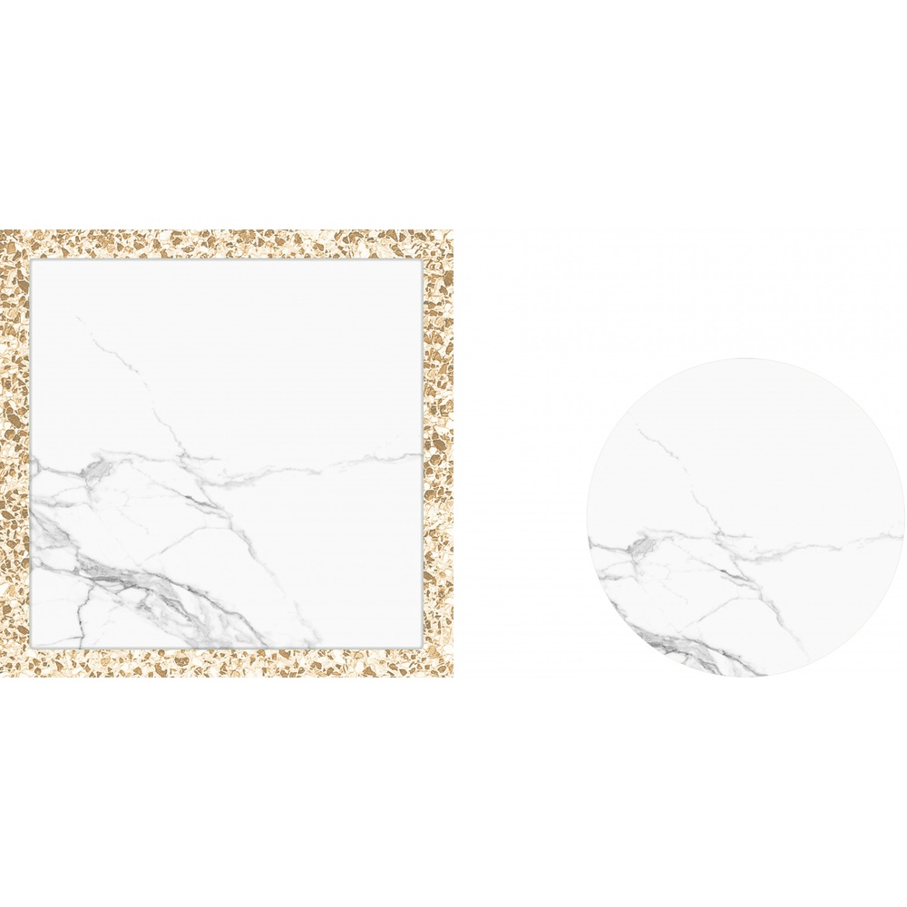 Marbella กระเบื้องเซรามิคปูพื้น 40X40 ซม. รุ่น บล็อคไวท์ CZYM354 Matt (12P)