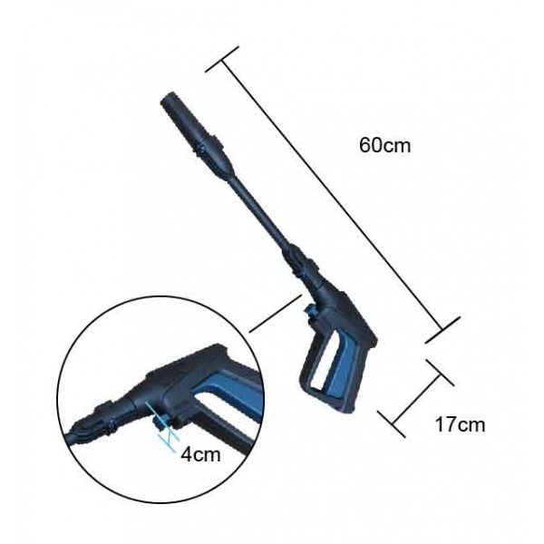BISON ชุดปืนฉีด หัวฉีดระเบิด (สำหรับเครื่องฉีดน้ำ BEHW-105-A & BEHW-135-A) รุ่น GL-59B