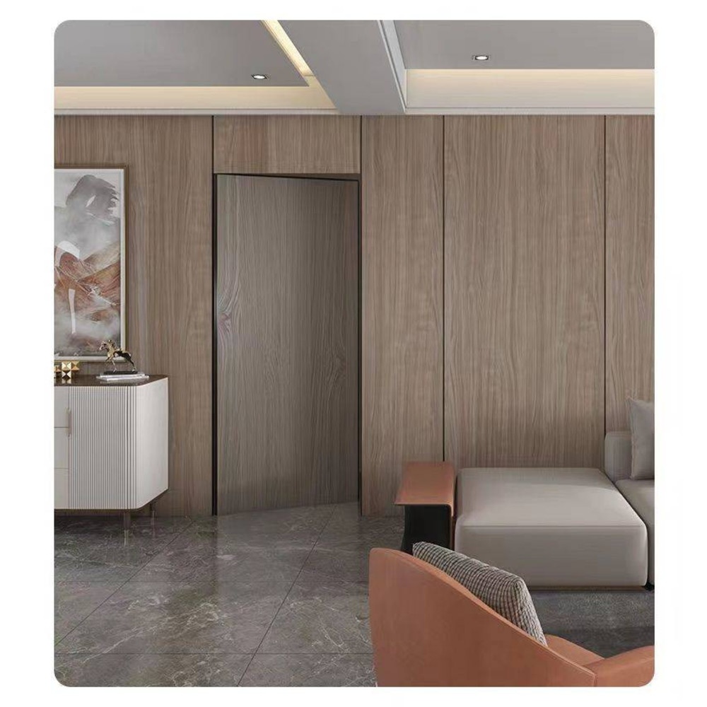 GREAT WOOD แผ่นตกแต่งผนังและฝ้าPVC GPPVC3.7-4 400*8*2900มม. เหลืองครีม