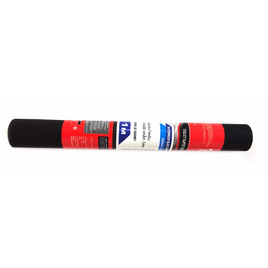 HUMMER กระดาษทรายม้วนขัดน้ำ 12 นิ้ว เบอร์ 80 ขนาด 300 มม.x1เมตร BPR-30080M1 สีดำ