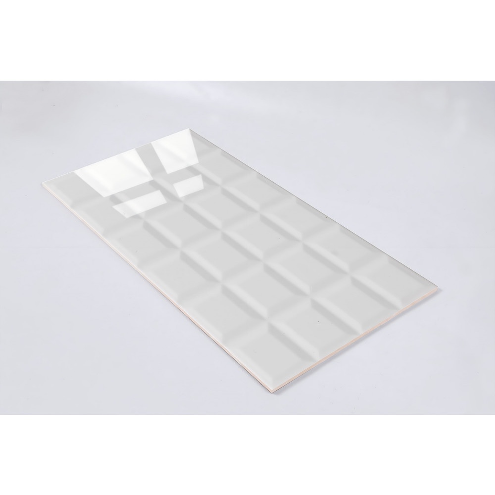 Marbella กระเบื้องเซรามิคปูผนัง 25X40 ซม. สแควร์ ไวท์ D25401A (N) Gloss (15P)