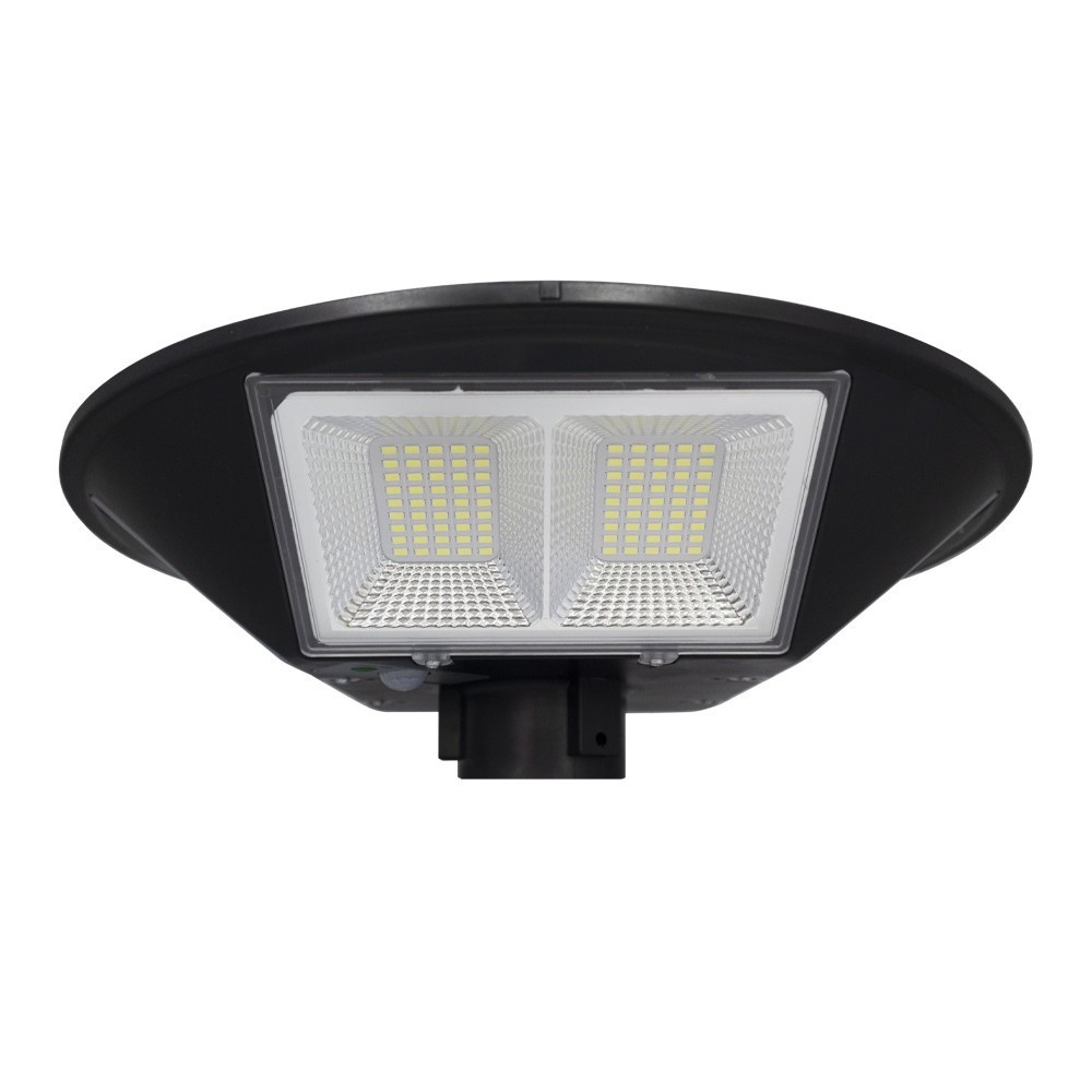 EILON โคมไฟสนาม UFO โซลาร์เซลล์ พร้อมรีโมท 200W แสงเดย์ไลท์ สีดำ (เฉพาะตัวโคม)
