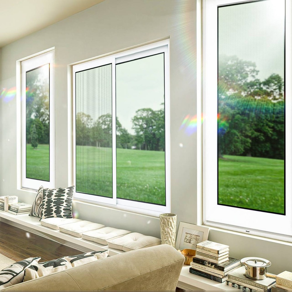 RAKANGTHONG หน้าต่างบานเลื่อน UPVC 150*110 cm. สีขาว
