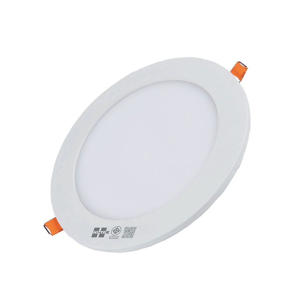 HI-TEK โคมพาเนล LED อีโค่ ทรงกลม 5นิ้ว 9W แบบฝังฝ้า รุ่นHFLEPR009D แสงขาว