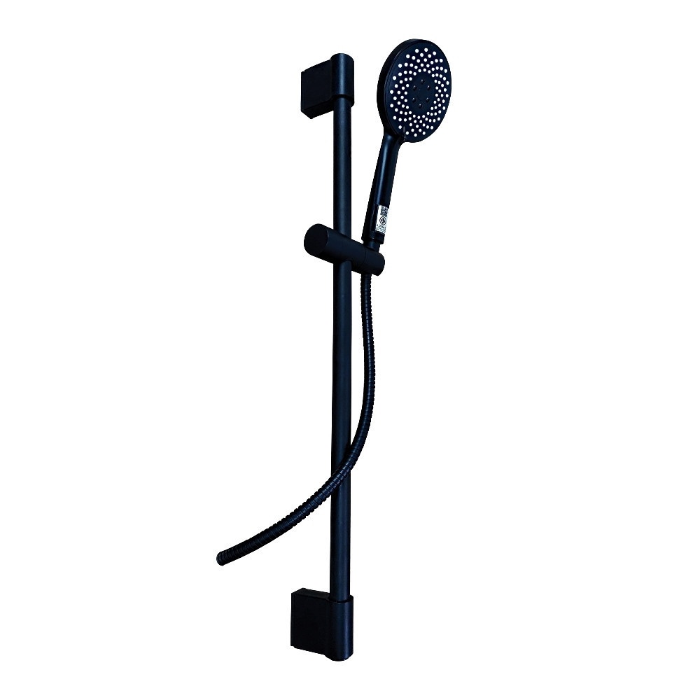 VEGARR ชุดราวเลื่อนพร้อมฝักบัวสีดำ ทั้งชุด แบบ 3 ระบบ รุ่น V808BK/SB