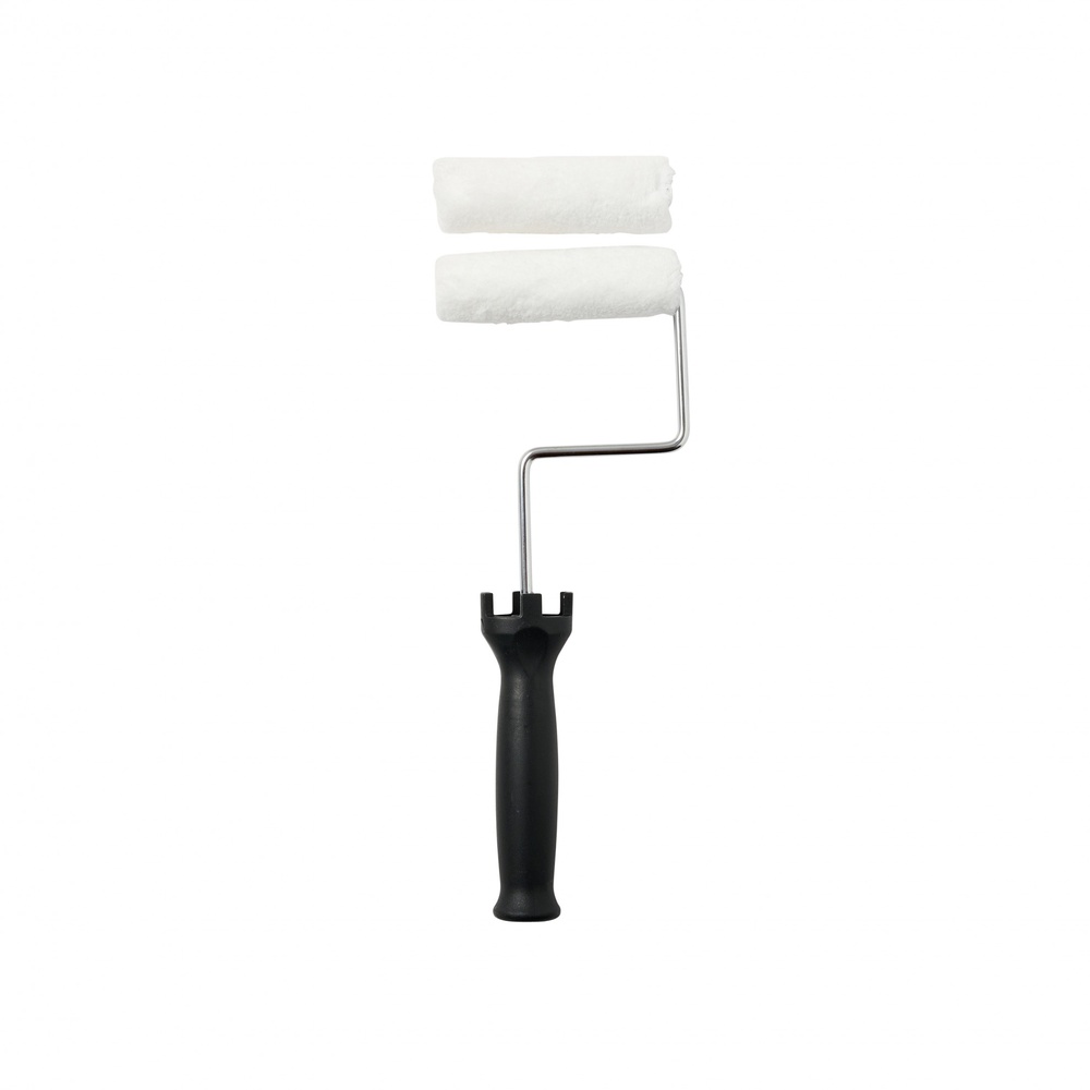 PRO Renovator ชุดลูกกลิ้งพร้อมอะไหล่ 4นิ้ว Mini (ขนยาว12มม.) รุ่น GBH-MSPR-2 สีขาว 2ชิ้น/แพ็ค (Microfiber)